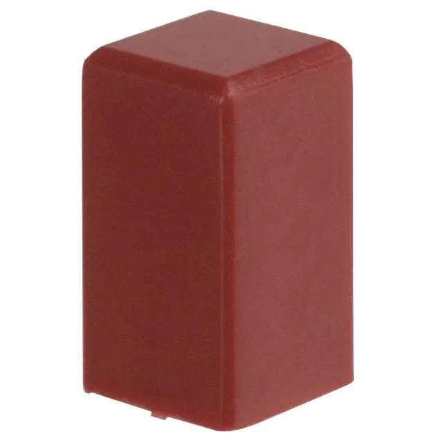 1SRED (CAP PUSHBUTTON SQUARE RED)