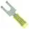 2-324597-1 (CONN SPADE TERM 22-26AWG #2 YEL)