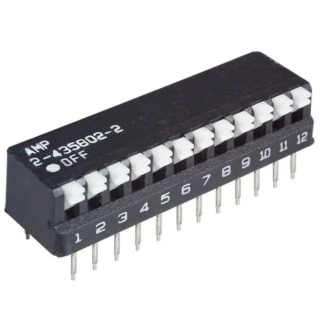 2-5435802-2 (SWITCH PIANO DIP SPST 25MA 24V)