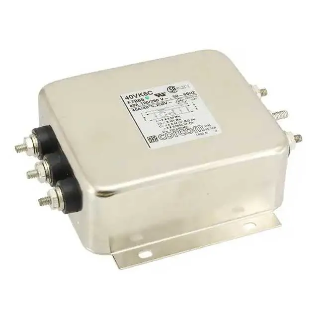 2-6609028-4 (LINE FILTER 250VAC 40A CHASS MNT)