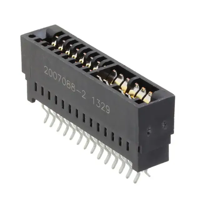 2007088-2 (CONN EDGE DUAL FMALE 20POS 0.100)