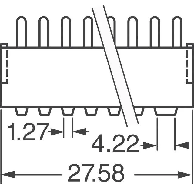 206-10RAST (SWITCH SLIDE DIP SPST 50MA 24V)