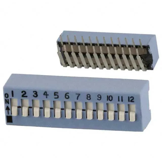 206-12RAST (SWITCH SLIDE DIP SPST 50MA 24V)