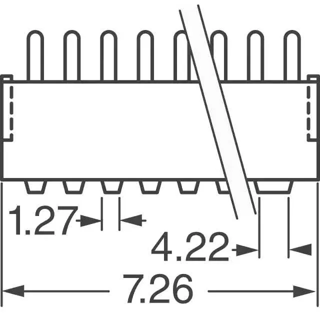 206-2RAST (SWITCH SLIDE DIP SPST 50MA 24V)