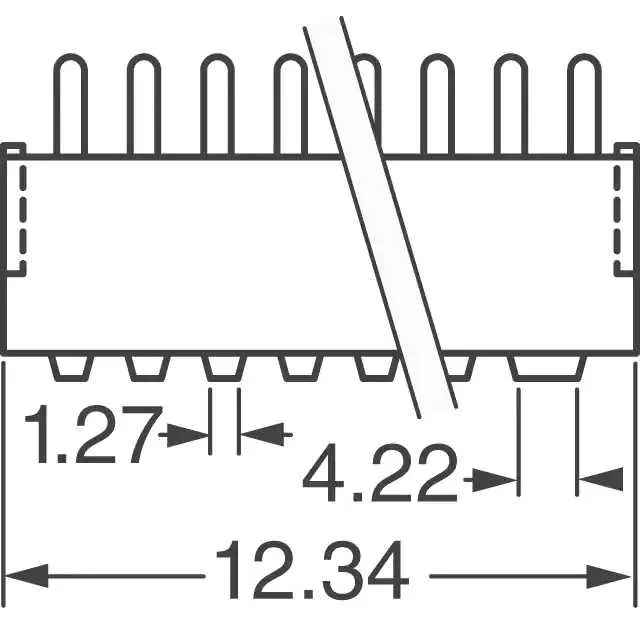 206-4RAST (SWITCH SLIDE DIP SPST 50MA 24V)