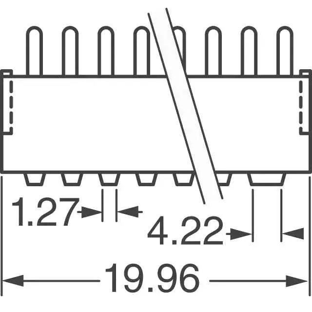 206-7RAST (SWITCH SLIDE DIP SPST 50MA 24V)