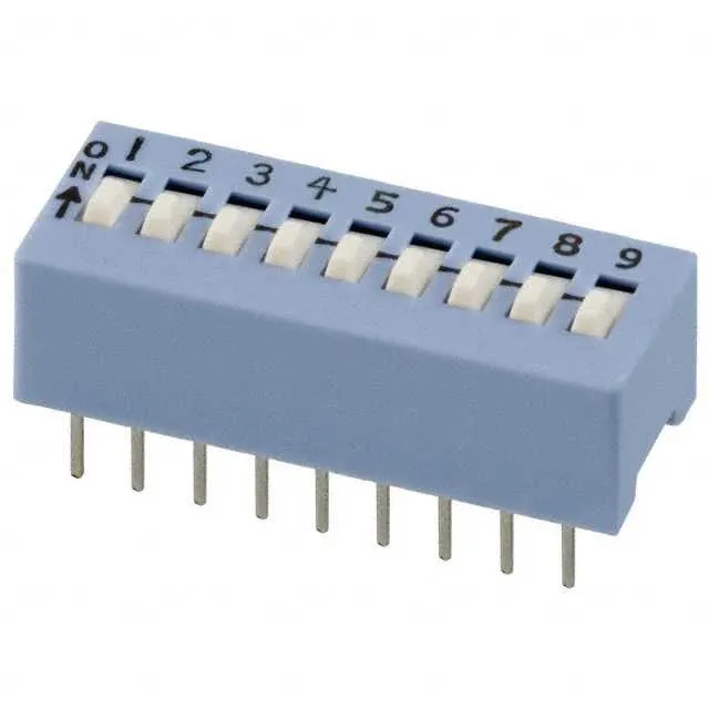 206-9S (SWITCH SLIDE DIP SPST 50MA 24V)