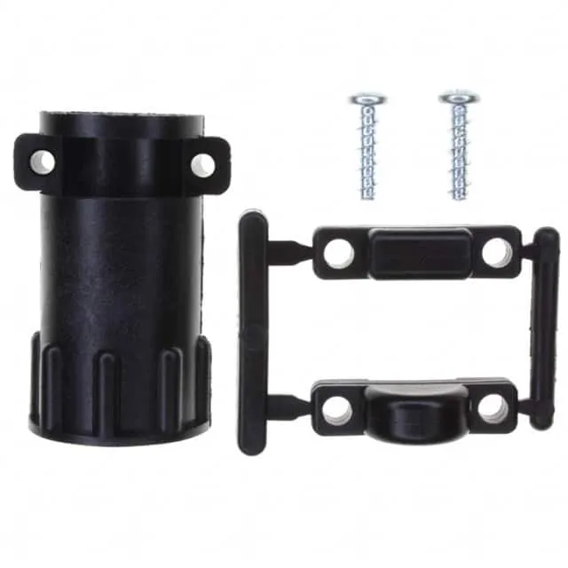 206358-1 (CONN BACKSHELL W/CLAMP SZ 11 BLK)