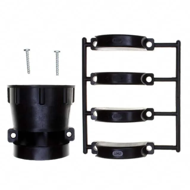206512-1 (CONN BACKSHELL W/CLAMP SZ 23 BLK)