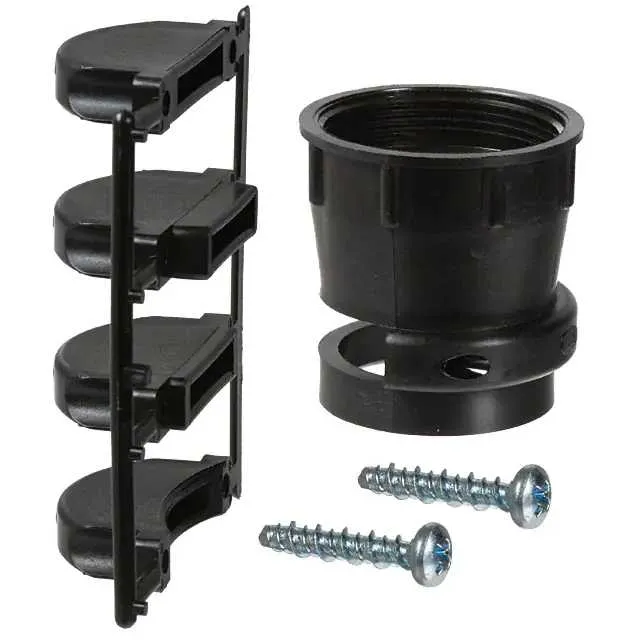 206512-5 (CONN BACKSHELL W/CLAMP SZ 23 BLK)