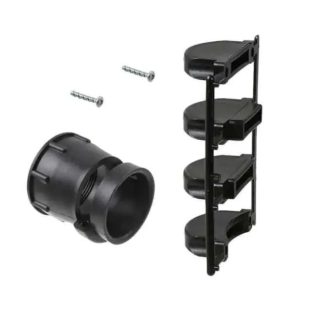 206512-6 (CONN BACKSHELL W/CLAMP SZ 23 BLK)