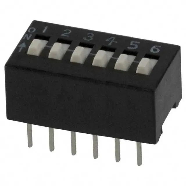 208-6 (SWITCH SLIDE DIP SPST 50MA 24V)