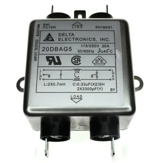 20DBAG5 (LINE FILTER 115/250VAC 20A CHASS)