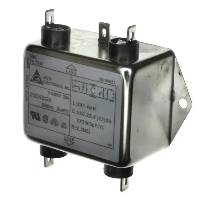 20DKBG5 (LINE FILTER 115/250VAC 20A CHASS)