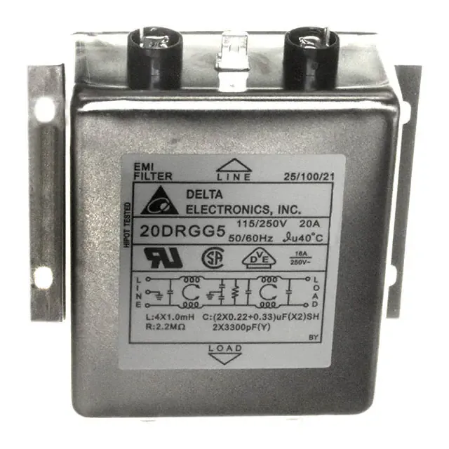20DRGG5 (LINE FILTER 115/250VAC 20A CHASS)