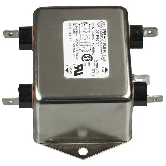 20EK11 (LINE FILTER 250VAC 20A CHASS MNT)