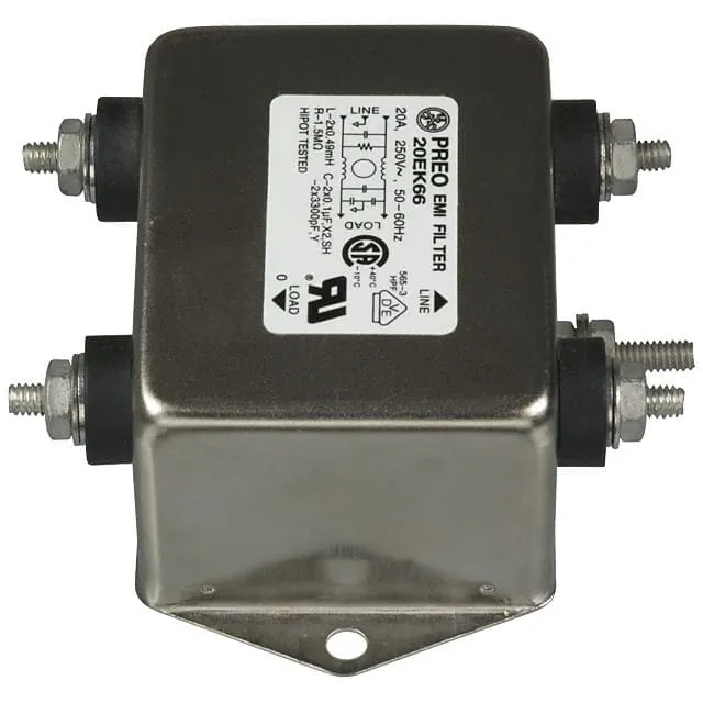 20EK66 (LINE FILTER 250VAC 20A CHASS MNT)