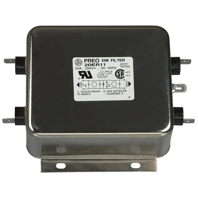 20ER11 (LINE FILTER 250VAC 20A CHASS MNT)