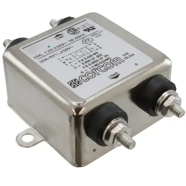 1-6609021-3 (LINE FILTER 250VAC 20A CHASS MNT)