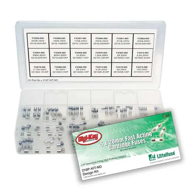 216P-KIT (FUSE KIT CARTRDGE 0.05-10A 90PC)