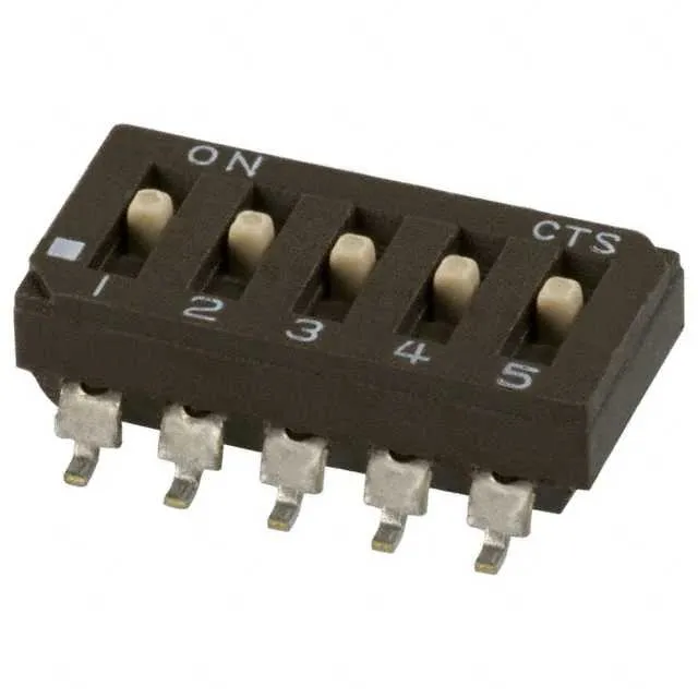 219-5LPSTF (SWITCH SLIDE DIP SPST 100MA 20V)