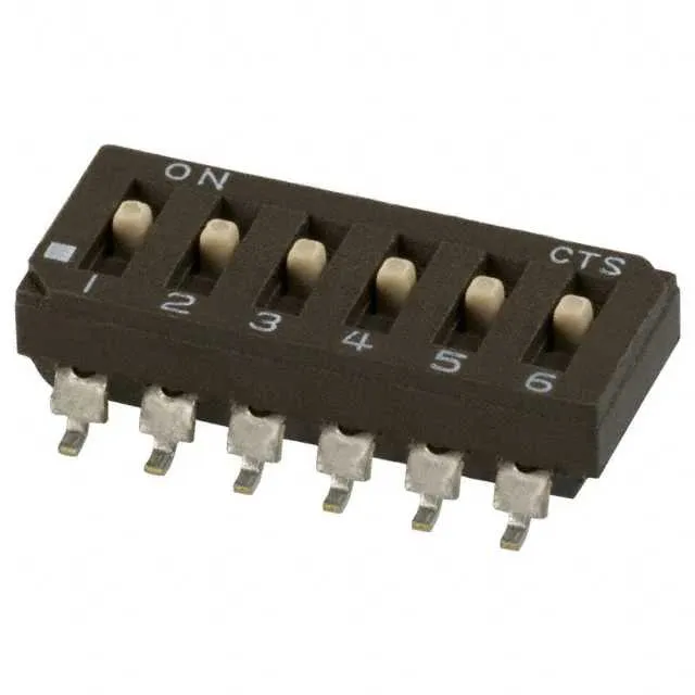 219-6MSR (SWITCH SLIDE DIP SPST 100MA 20V)
