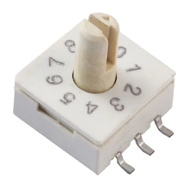 221AMC10R (SWITCH ROTARY DIP BCD 100MA 50V)