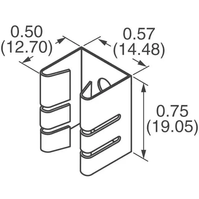 230-75AB (HEATSINK TO-220 VERT/HORZ BLK)