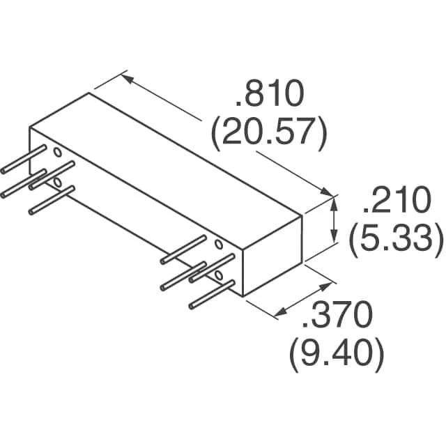 2362-12-000 (RELAY REED DPDT 250MA 12V)