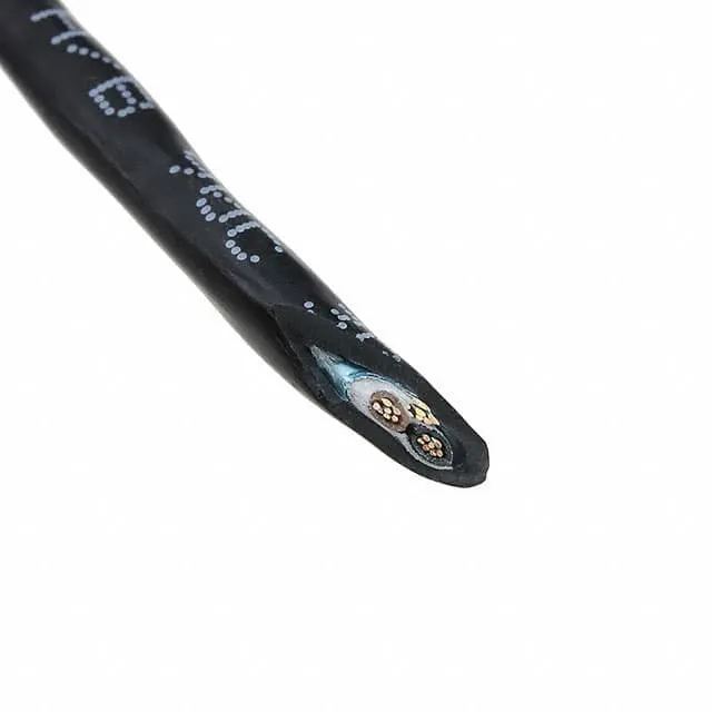 25450/2 BK005 (CABLE 2COND 14AWG BLK SHLD 100')