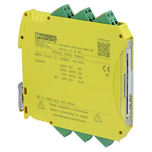 2700467 (RELAY SAFETY 3PST-NO 6A 24V)