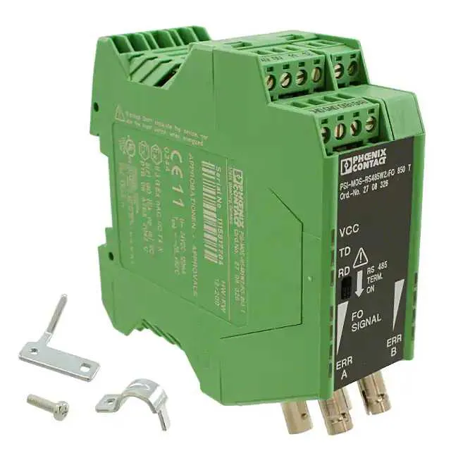 2708326 (FIBER OPTIC CONVERTER DIN RAIL)