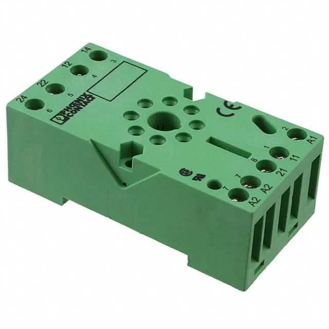 2833602 (RELAY SOCK 8OCTAL DPDT DIN RAIL)