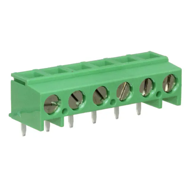 284094-6 (TERM BLOCK RCPT WIRE 6POS R/A)