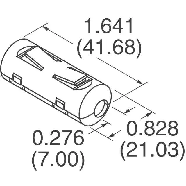 28A2026-0A2 (FERRITE CORE 270 OHM HINGED)