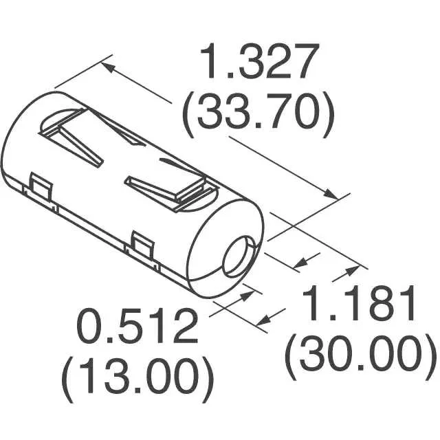 28A3851-0A2 (FERRITE CORE 260 OHM HINGED 13MM)
