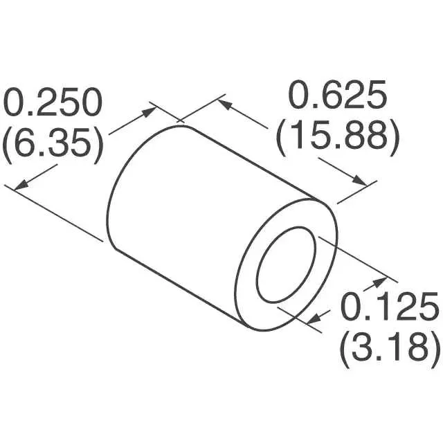 28B0250-100 (FERRITE CORE 182 OHM SOLID)