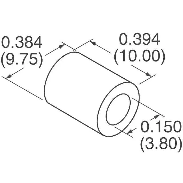 28B0384-000 (FERRITE CORE 159 OHM SOLID 3.8MM)