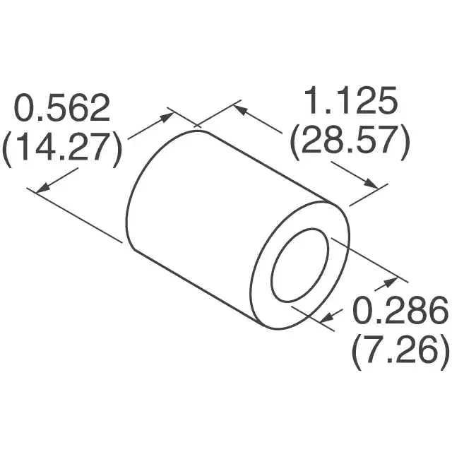 28B0563-200 (FERRITE CORE 287 OHM SOLID)