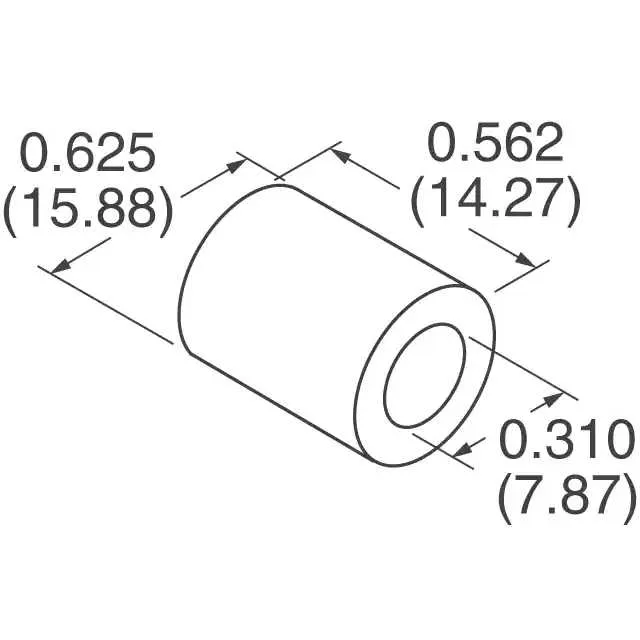 28B0625-000 (FERRITE CORE 163 OHM SOLID)