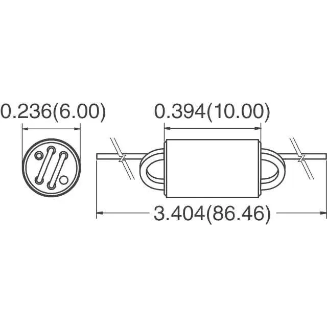 28C0236-0BW-10 (FERRITE BEAD 835 OHM AXIAL 1LN)