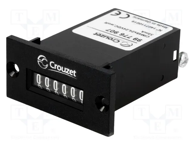 99776907 (COUNTER 6 CHAR 24V PANEL MOUNT)