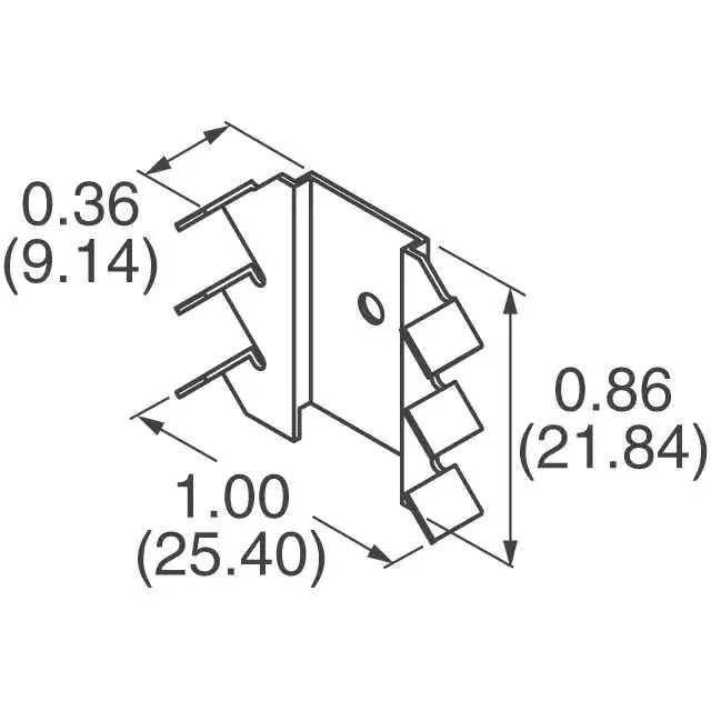 291-H36AB (HEATSINK TO-220 BOLT-ON BLK)