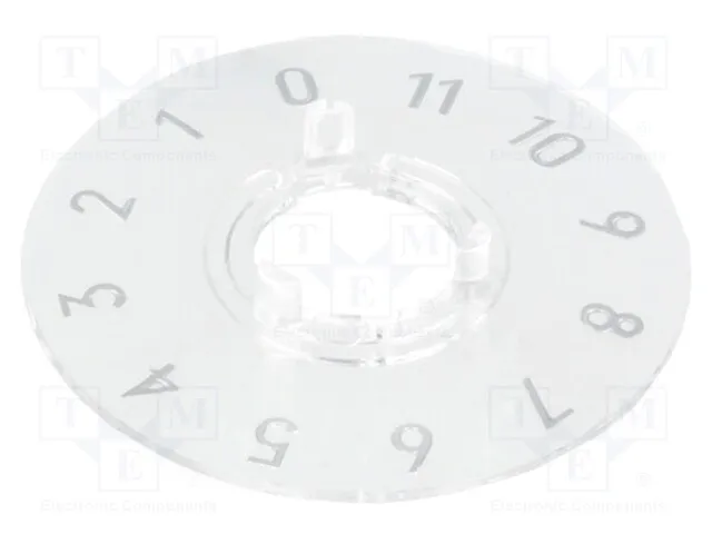 A4413049 (Collar with scale; polycarbonate; transparent; push-in; 26mmСрок поставки 2-3 недели)