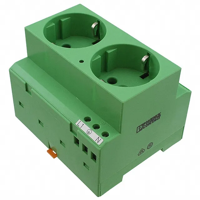 2941523 (DIN RAIL SOCKET FOR 2 GLOW LAMP)