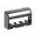 UICFFP4BL (FACEPLATE, 4 PORT, FURNITURE, UL)