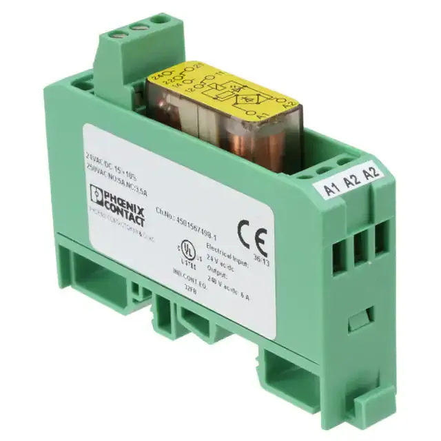 2981363 (SAFETY RELAY 2PDT 24VAC/DC)