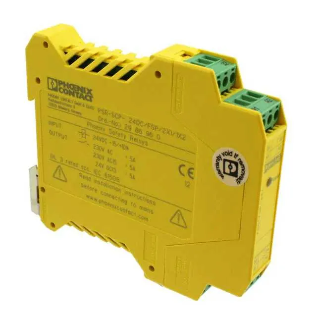 2986960 (RELAY SAFETY DPST 5A 24V)