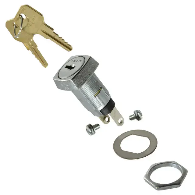 2SKF132AEL01 (SWITCH KEYLOCK 2POS SPST 1A 120V)