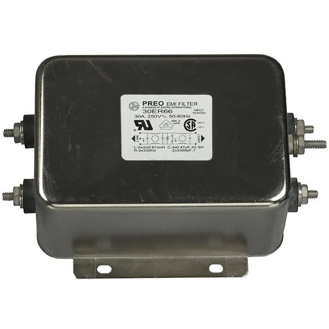30ER66 (LINE FILTER 250VAC 30A CHASS MNT)